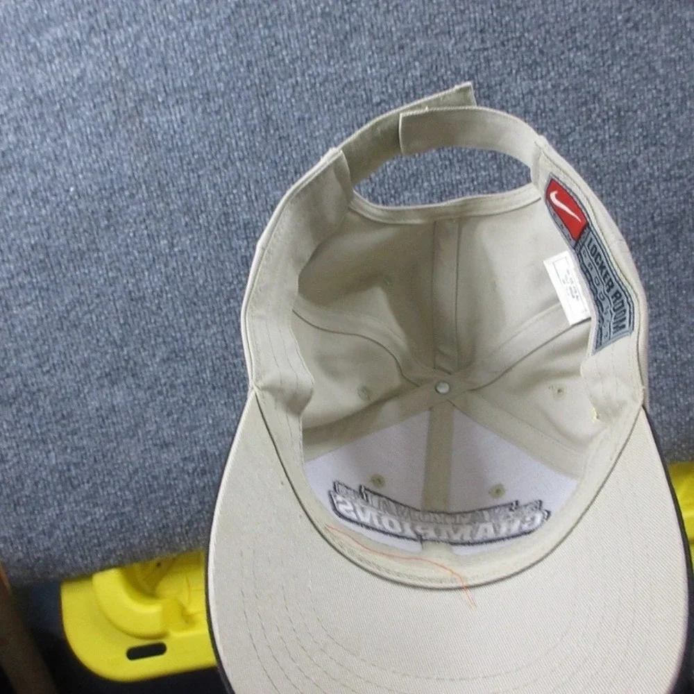LSU‎ Tigers Hat Cap Adult Beige Strap Back 2003 National Champions Nike Mens